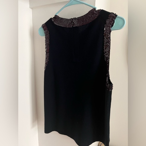 JCrew merino wool sequin sleeveless top - Picture 2 of 3